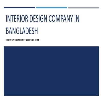interior design in bangladesh | PPTX
