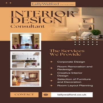 Personalized Interior Design Consultations in Scotland: Lally Walford | PDF
