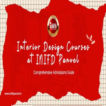 Interior design courses | PPTX