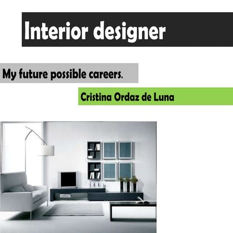 Interior Designer PowerPoint | PPTX