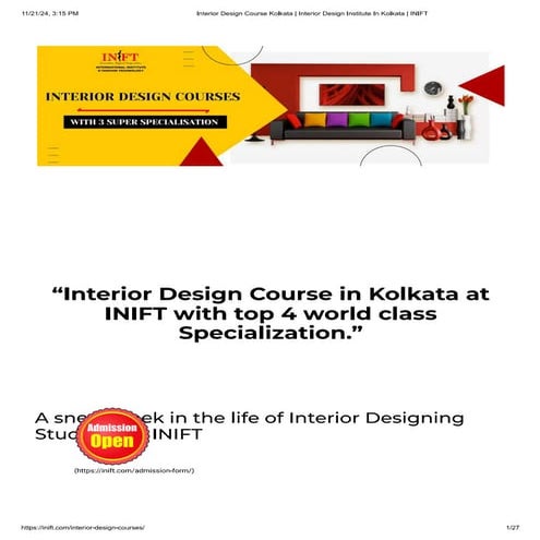 Interior Designing Institute In Kolkata.pdf