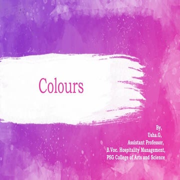Colours in Interior Designing