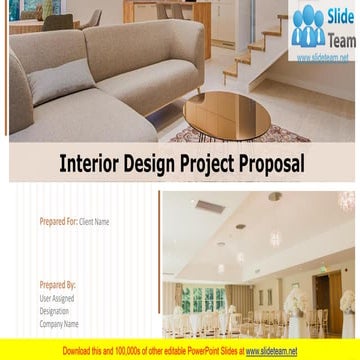 Interior Design Project Proposal PowerPoint Presentation Slides