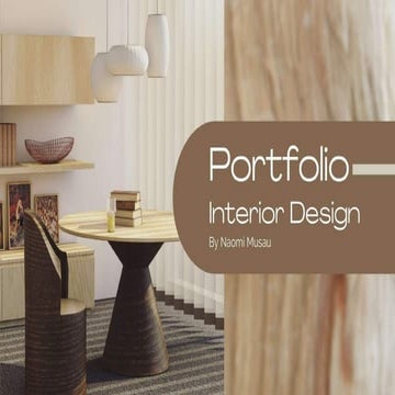 NAOMI'S INTERIOR DESIGN PORTFOLIO - 2023 | PPTX