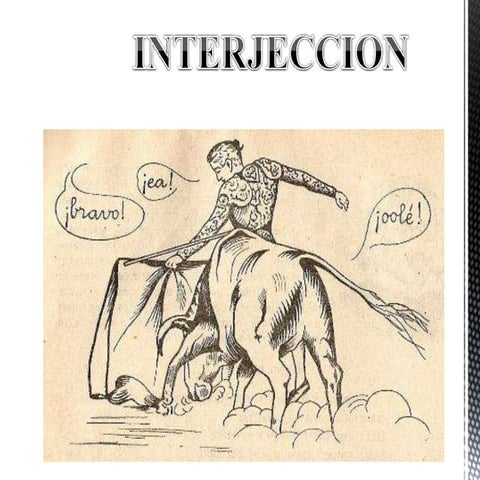  La interjeccion
