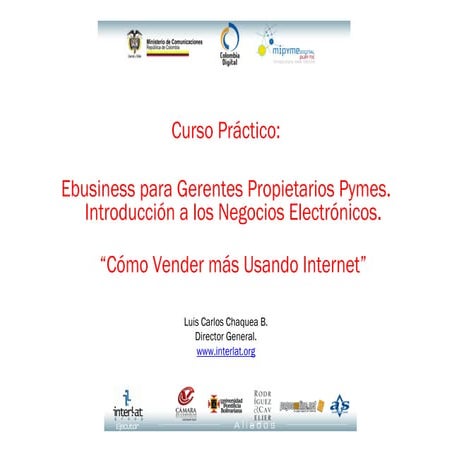 Interlat Upb Curso Ebusiness Pymes Modulo III 2009