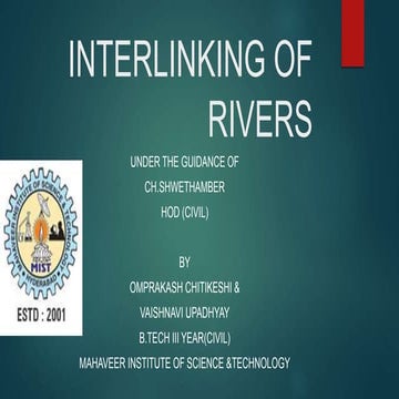 Interlinking of rivers (NRLP)