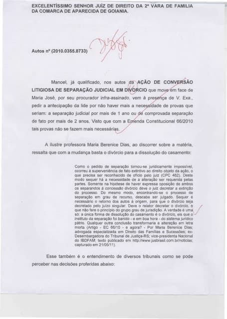 Modelo Destituir advogado | DOCX
