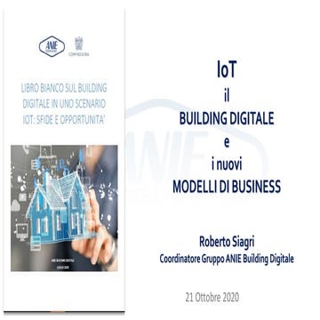 IoT, building digitale e nuovi modelli di business