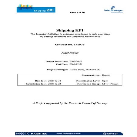 Intermanager kpi | PDF