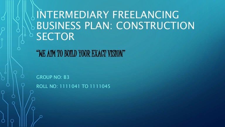 Intermediary business plan image