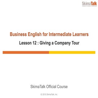 Intermediate Business English Lesso...