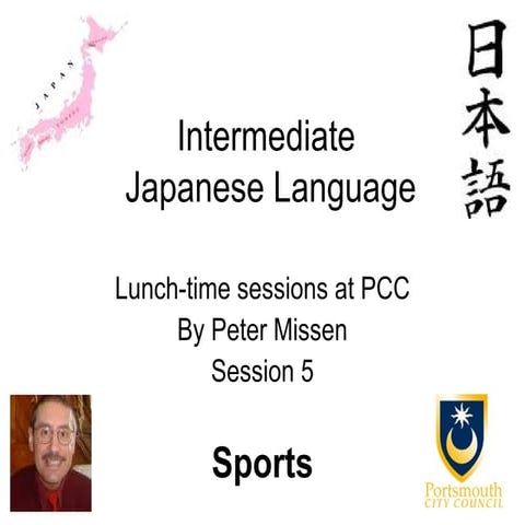 Intermediate japanese language session 5 v2
