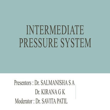 Intermediate pressure system and anaesthesia workstation .pptx