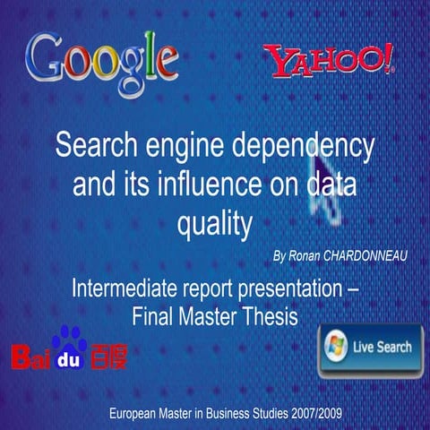 Intermediate Report Presentation Example