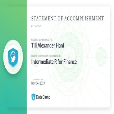Intermediate R for Finance | PDF