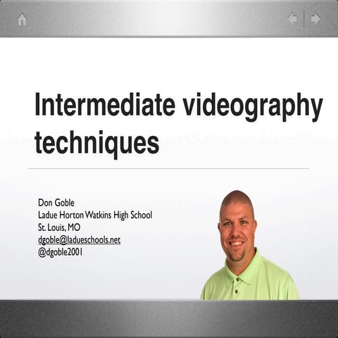 Intermediate Videography - JEA/NSPA National Convention