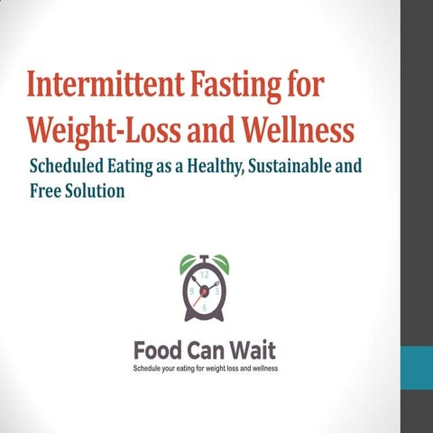 Intermittent Fasting for Weight Loss and Wellness | Food Can Wait