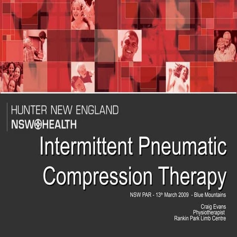 Intermittent pneumatic compression pump therapy for lymphedema • 