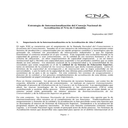 Internacionalización cna