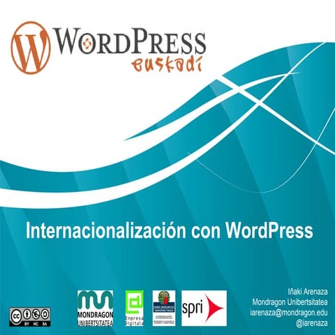 Internacionalización con WordPress (WordPress Euskadi 2014)