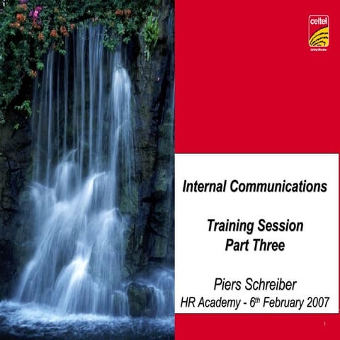 Internal Communications - Part 3