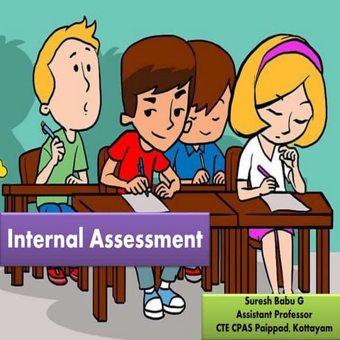 Internal Assessment in Education