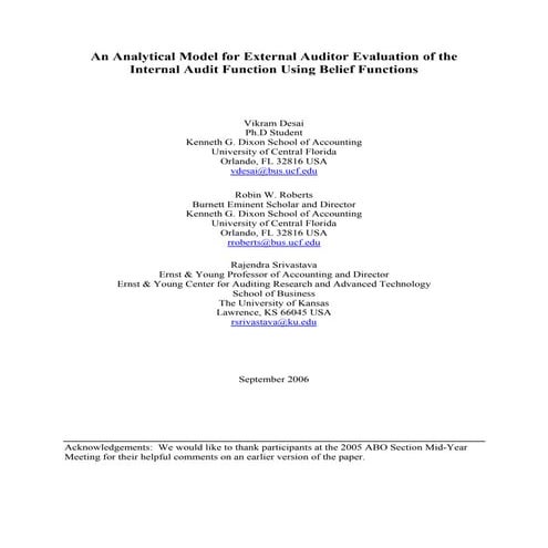 Internal audit jurnal