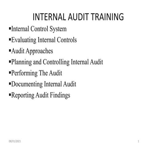 Internal audit  ppt