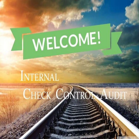 Internal check audit (ppt)