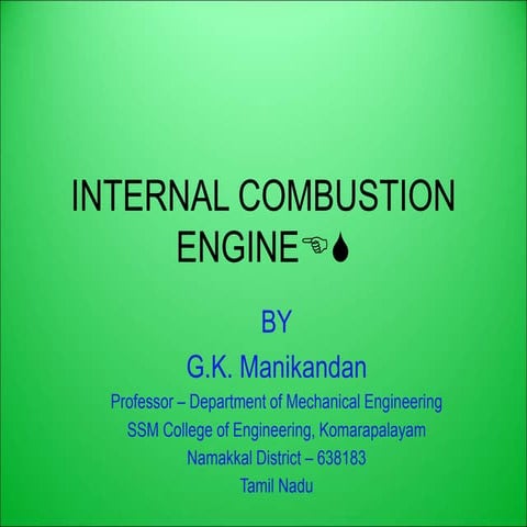 Internal combustion engines