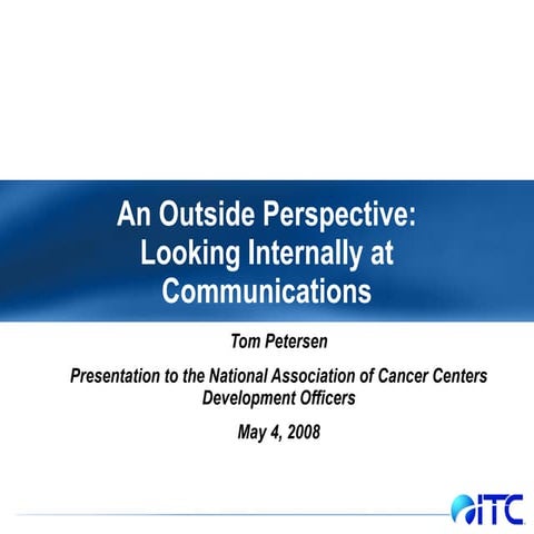 Internal communication