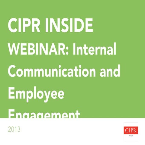 Internal Communication and Employee Engagement: Informed Employee Voice