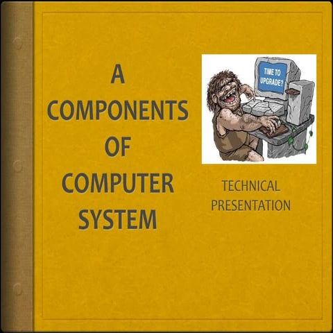 Brandon cisco unit 3 components of a computer technical | PPTX