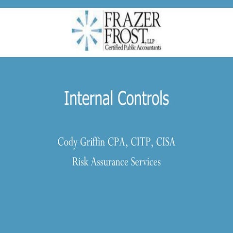 Internal Controls