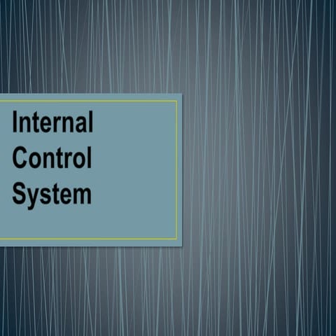Illustrative Tools for Assessing Effectiveness of a System of Internal ...