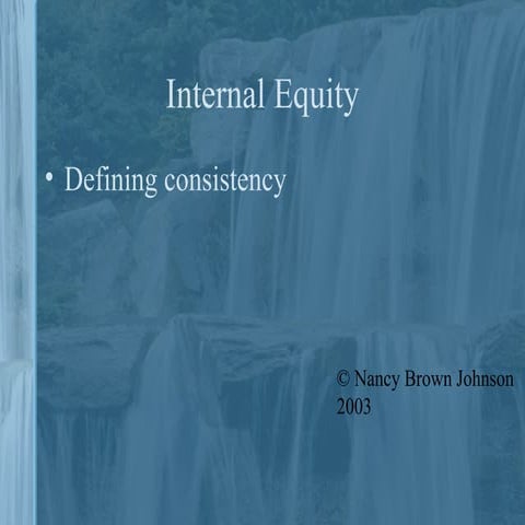 Internal Equity (1)