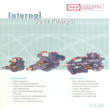 Internal Gear Pump By Pec Pumps India Pdf