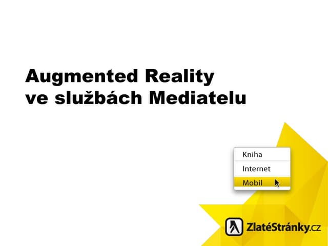 Augmented Reality - ZlateStranky.cz