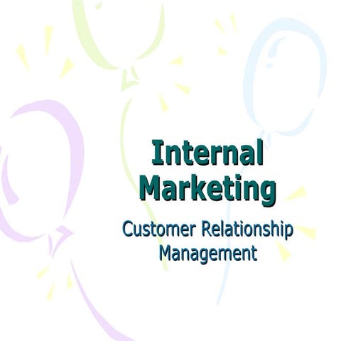 Internal marketing