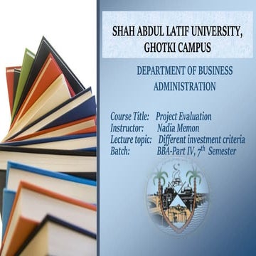 Internal rate of return