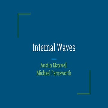 Internal waves