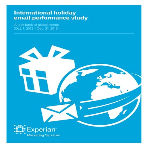 International holiday email performance study white paper