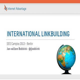 International linkbuilding by Jan-W...