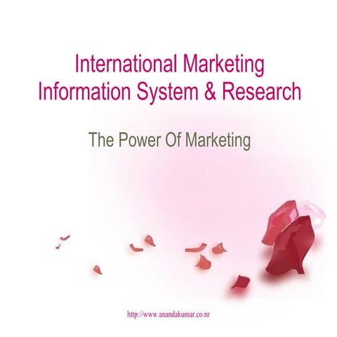 International Marketing Information System