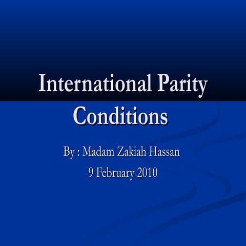 International parity-conditions-9-feb-2010