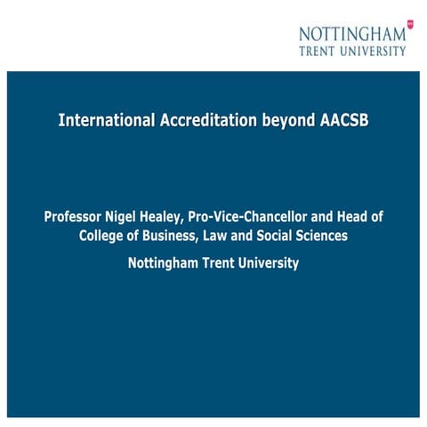 Accreditation brochure | PDF