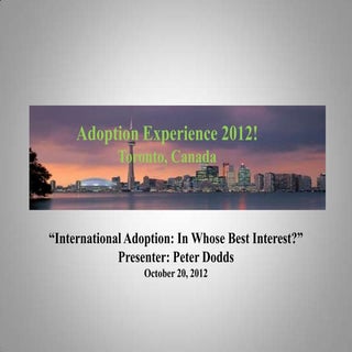 International adoption.peterdodds