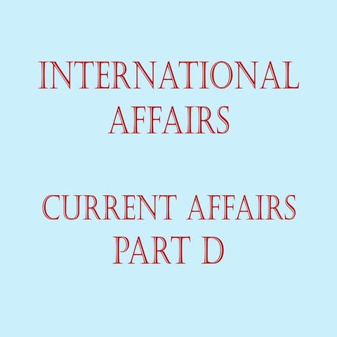 International Affairs G4 G7 GS Papers for upsc | PPTX