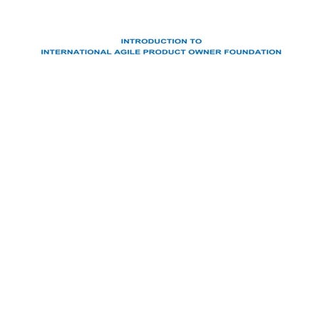 International Agile Product Owner Foundation - Study guide (1).pdf